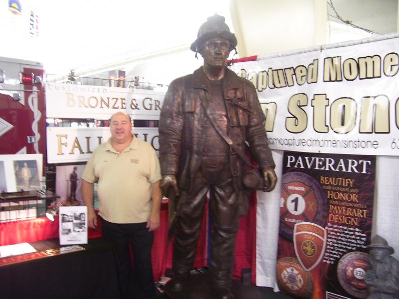 Thats me standing next to my Monumental size statue 8'6" I'm 6' tall